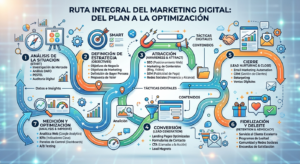 Ruta o mapa del marketing digital