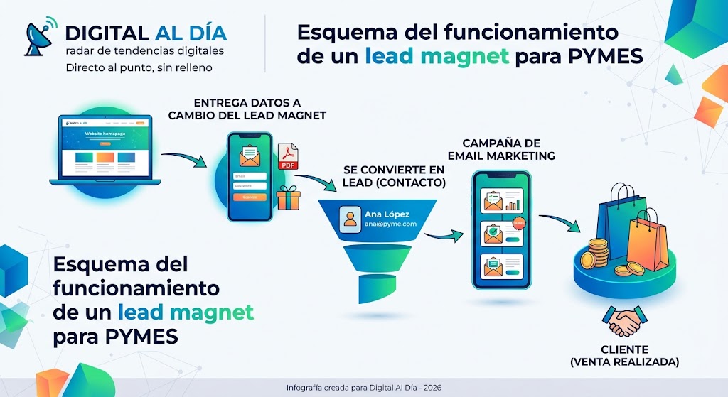 Lead magnet y embudo